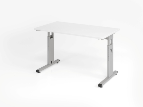 Schmaler Schreibtisch Mini-Office mit C-Fußgestell Standard 1 L