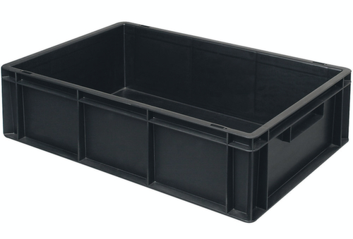 ESD-Stapelbehälter, schwarz, Inhalt 32 l Standard 1 L