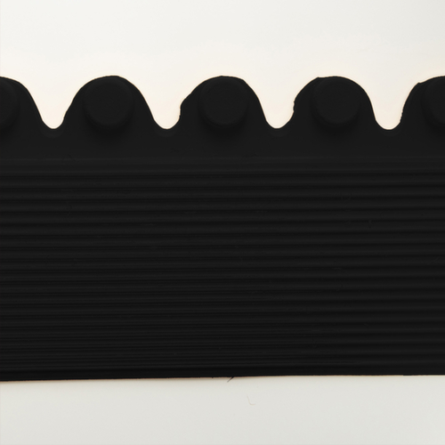 Kantenabschlussleiste Almelo für Anti-Ermüdungsmatte, schwarz Detail 1 L
