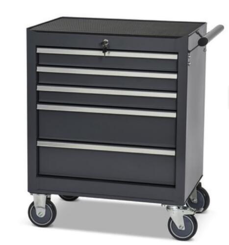 Werkzeugwagen, 5 Schublade(n), RAL7016 Anthrazitgrau/RAL7016 Anthrazitgrau