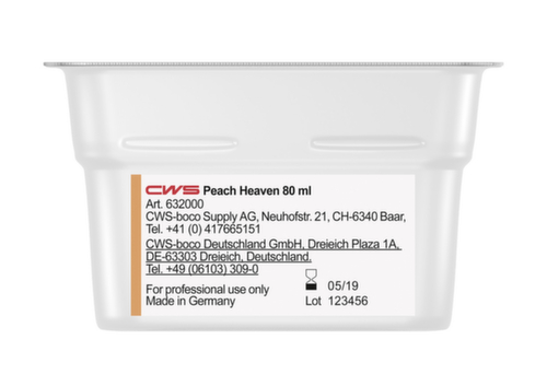 CWS Raumduft PureLine Peach Heaven, Geruch fruchtig-süß Standard 1 L