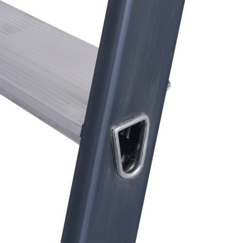 Krause Eloxierte Stufen-Doppelleiter MONTO® SePro D®, 2 x 7 rutschhemmend profilierte Stufen Detail 2 L