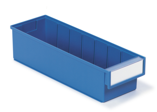 Treston Stabiler Regalkasten, blau, Tiefe 400 mm Standard 1 L