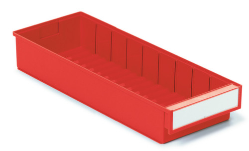 Treston Stabiler Regalkasten, rot, Tiefe 500 mm Standard 1 L