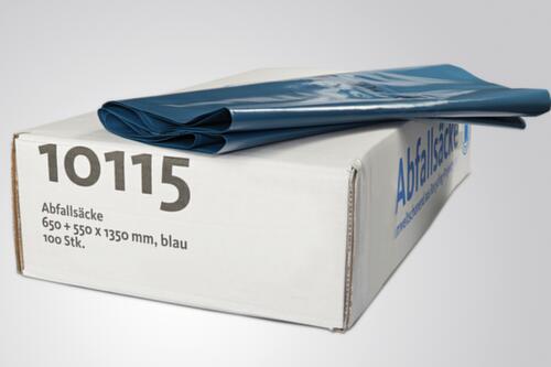 Premium Müllsack 100 Stück, 240 l, blau Standard 2 L