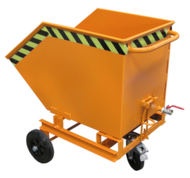 Späne-Kippwagen mit Ablasshahn