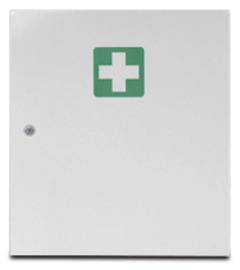actiomedic Erste-Hilfe-Schrank aus Stahl, leer / für Füllung nach DIN 13169