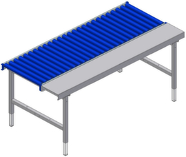 Rocholz Höhenverstellbarer Rollenbahntisch 2000, Breite x Tiefe 1955 x 920 mm