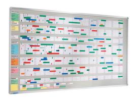 EICHNER Planungstafel Visiplan mit Schienen, Höhe x Breite 580 x 2000 mm