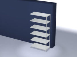 hofe erweiterbares Schraubregal mit bis zu 350 kg Fachlast