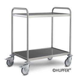 Hupfer Edelstahl-Etagenwagen mit Antidröhnmatten
