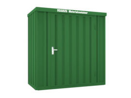 Säbu Lackierter Materialcontainer FLADAFI® mit Holzfußboden