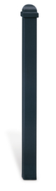 Stilpoller mit Halbkugelkopf, Höhe 1160 mm, zum Einstecken