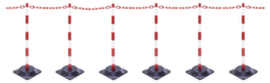Moravia Kettenständer-Set GUARDA mit 10 m Kette, Länge 10 m
