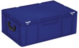 Euronorm-Koffer, blau, HxLxB 250x600x400 mm