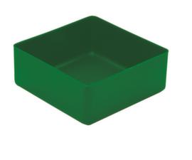 Einsatzkasten, grün, Länge x Breite 99 x 99 mm