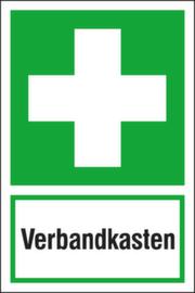 Erste-Hilfe-Schild SafetyMarking®, Wandschild, langnachleuchtend