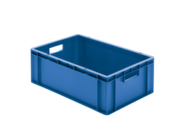 Lakape Euronorm-Stapelbehälter Favorit Wände + Boden geschlossen, blau, Inhalt 40 l