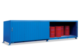 Lacont Gefahrstoff-Regalcontainer für maximal 120 200-Liter-Fässer