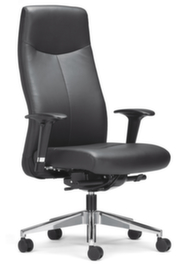 ROVO-CHAIR Drehsessel ROVO XL 5910 A 5-04, Bezug Nappaleder, schwarz