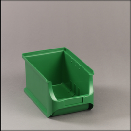 Allit Sichtlagerkasten ProfiPlus Box 3, grün, Tiefe 235 mm, Polypropylen