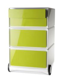 Paperflow Rollcontainer easyBox, 4 Schublade(n), weiß/grün