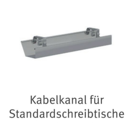 Nowy Styl Kabelwanne E10 für Schreibtisch