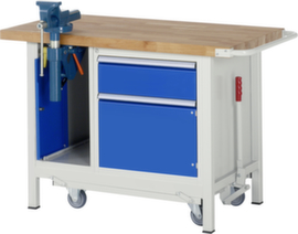 RAU Werkbank Serie 8000 mit Schraubstock