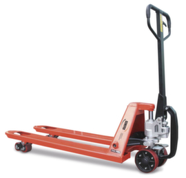 Schefer Palettenhubwagen Schefer-EASY mit Anfahrhilfe, 2000 kg Traglast, Polyurethan/Polyurethan