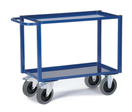 Rollcart Tischwagen mit Wannenböden 995x695 mm, Traglast 400 kg, 2 Etagen