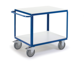 Rollcart ESD-Tischwagen 1200x800 mm, Traglast 600 kg, 2 Etagen