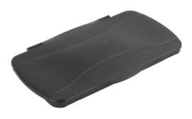 Rubbermaid Scharnierdeckel Slim Jim® für Wertstoffsammler, schwarz