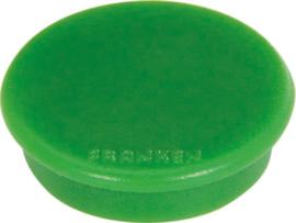 Runder Magnet, gr&uuml;n, &Oslash; 32 mm