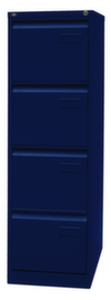 Bisley Hängeregistraturschrank Light, 4 Auszüge, oxfordblau/oxfordblau