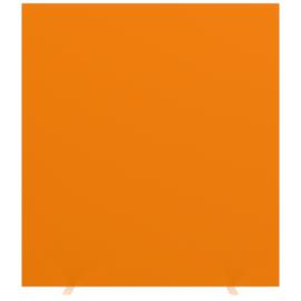 Paperflow Trennwand mit beidseitigem Stoffbezug, Höhe x Breite 1740 x 1600 mm, Wand orange