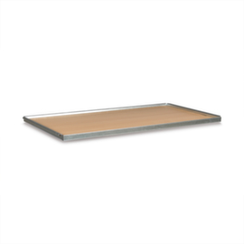 Einhängeboden mit Stahlrand für Tisch-/Etagenwagen, Länge x Breite 850 x 500 mm