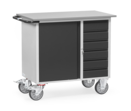 fetra Tisch- und Schrankwagen GREY EDITION mit 400 kg Traglast
