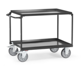 fetra Tischwagen GREY EDITION mit Wannenböden