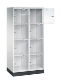 C+P Großraum-Schließfachschrank Intro mit Acrylglastüren