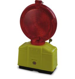 Schake Baustellen-Warnleuchte PowerNox, mit Dämmerungsautomatik, Blink-Dauerlicht, rot