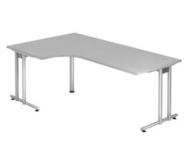 Winkel-Schreibtisch Terra Nova mit C-Fußgestell