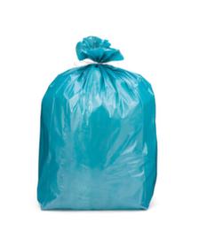 Raja Reißfester Müllsack mit Verschlussband, 30 l, blau
