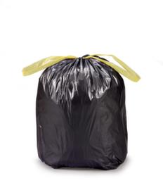 Raja Müllsack mit Verschlussband, 50 l, schwarz