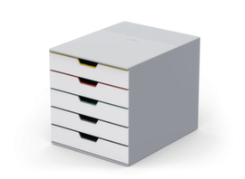 Durable Schubladenbox VARICOLOR® MIX in weiß, für DIN A4/DIN C4/Folio