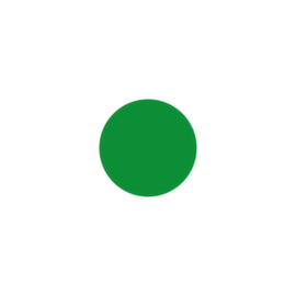 EICHNER Klebesymbol, Kreis, grün