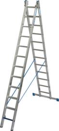 Krause Mehrzweckleiter STABILO® Professional +S mit Sprossen und Stufen, 2 x 12 rutschsicher profilierte Sprossen und Stufen