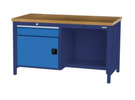 Bedrunka + Hirth Werkbank mit Gestell in vielen Farben und verschiedenen Platten