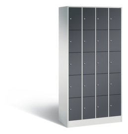 C+P Schließfachschrank Classic mit bis zu 20 Fächern und Sockel