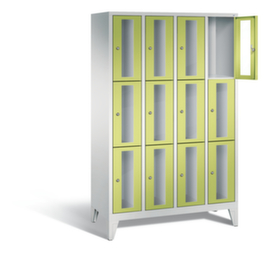 C+P Schließfachschrank Classic mit Sichtfenstertüren
