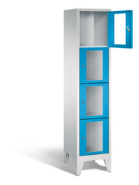 C+P Schließfachschrank Classic mit Sichtfenstertüren